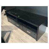 Black entertainment center w/3 drawers, approx