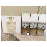 Oliver Gal ï¿½Parfum Glimmer Wall Art On Wrapped