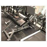 Plate Loading Squat Machine w/ 6- 45lb Weights