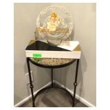 Mosaic Top Side Table & Asstd Decor