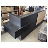 Long reception desk, approx 113in long