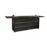 Verona Modern Black Wood Grain Buffet/Media