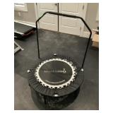 Maximus Pro trampoline with bar, approx 40in