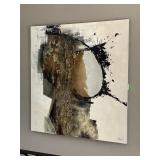 Paradise signed oil painting in canvas, approx