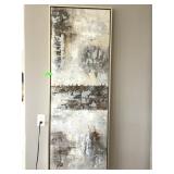 Framed Mixed Media Wall Art On Canvas 69x26
