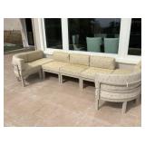 Telescope Outdoor patio couch w/Metal frame and