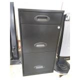 3 Drawer File Cabinet. No Key