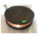 Copper Banded Wood Pedestal  23x7