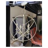 5 Light Chandelier. Brushed Gold, Suitable For