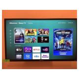 Hisense 31.5in Roku Tv, model 32H4F5 w/wall