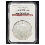 2006 1st Strikes 1 Oz .999 Silver Eagle Round Ngc