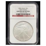 2006 1st Strikes 1 Oz .999 Silver Eagle Round Ngc