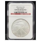 2006 1st Strikes 1 Oz .999 Silver Eagle Round Ngc