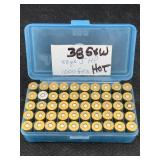 50 Rounds 38 S&W Ammo - see photos for load data