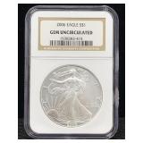 2006 1 Oz .999 Silver Eagle Round Lady Liberty Ngc