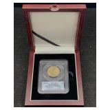 2007 Washington $1 Coin Mint Error, Missing Edge