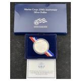 2005 Marine Corps 230th  Anniv. Silver Dollar