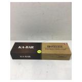 NIB KA-BAR Combat Knife with Sheath - Made by
