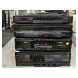 Pioneer Turntable, Synthesizer, Cassette Player &
