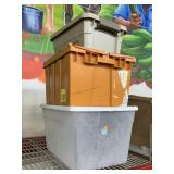 3 Storage Containers. Various Sizes