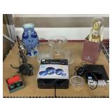 4pc Dinnerware Set , Cobra 29LTD Classic Radio ,