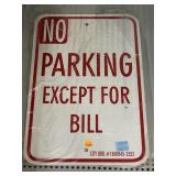 No parking sign