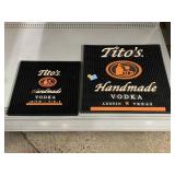 2 New Titoï¿½s Bar Overspill Rubber Mats