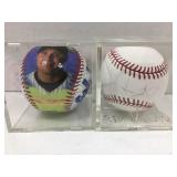 Jason Giambi baseball lot 1 signed