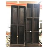 4 CD Racks, 35in tall