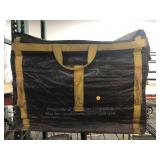 Black Cargo bag, approx 27x20x27in