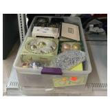 Christmas decorations in box and more