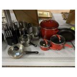 Pots, Pans, Knife Block, and More