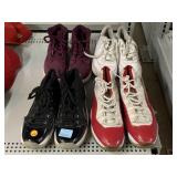 Nike Jordan and air white four pairs used