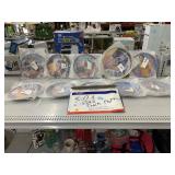 Star Trek commemorative plates 1-10 with