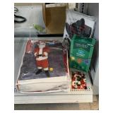 Holiday decorations and  Santaï¿½s costume