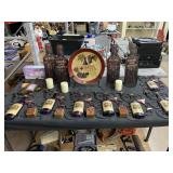 Assorted Home Decor. Metal Wine Hanging Decor &