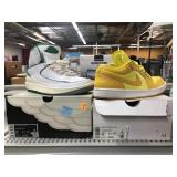 Nike sneakers size man 7.5 and 9.5 women.