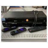 VHS and DVD combo Toshiba and Tokyo controls