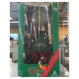 Holiday figure arm and head move Santa