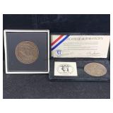 Statue Of Liberty Authentic Materials Medallions