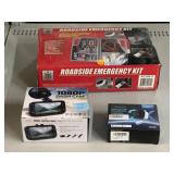 Dash cam 1080p roadside tools set