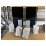 Assorted Speaker Systems. Boss, Denon & KLH