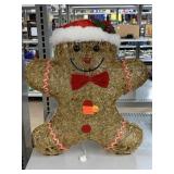 Gingerbread Lighted Decor Approx 17 x 14