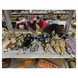 Collection of Porcelain Clown Dolls and More
