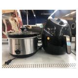 Air fryer and crockpot