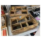 Vintage 2 Tier Toolbox with Hardware and More.