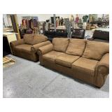 2 Southport Sofa couch and loveseat, approx 86in