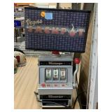 Vegas Jackpot Slot Machine Lamp. Approx 18in