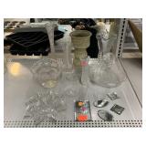 Crystal glass cut, mirrors and more