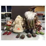 Santaï¿½s and Santaï¿½s Helpers.